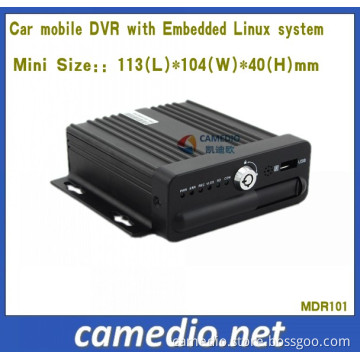 4CH Mini Car Mobile DVR for Vehicle/ Bus/Taxi/Truck with Auto Record Function & USB Slot